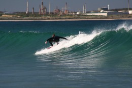 Surfer at Cronulla beach